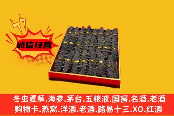 伊犁昭苏县回收海参